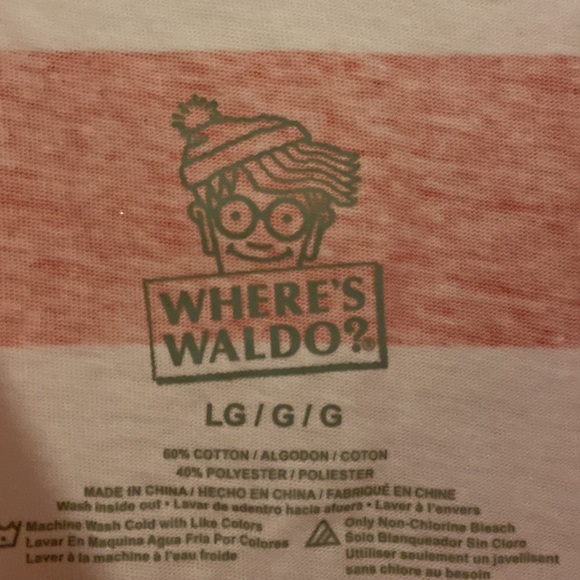 Where’s Waldo Costume T-Shirt Adult Size Large 🔥 - Picture 3 of 4